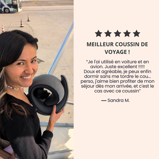 Coussin de voyage hugway